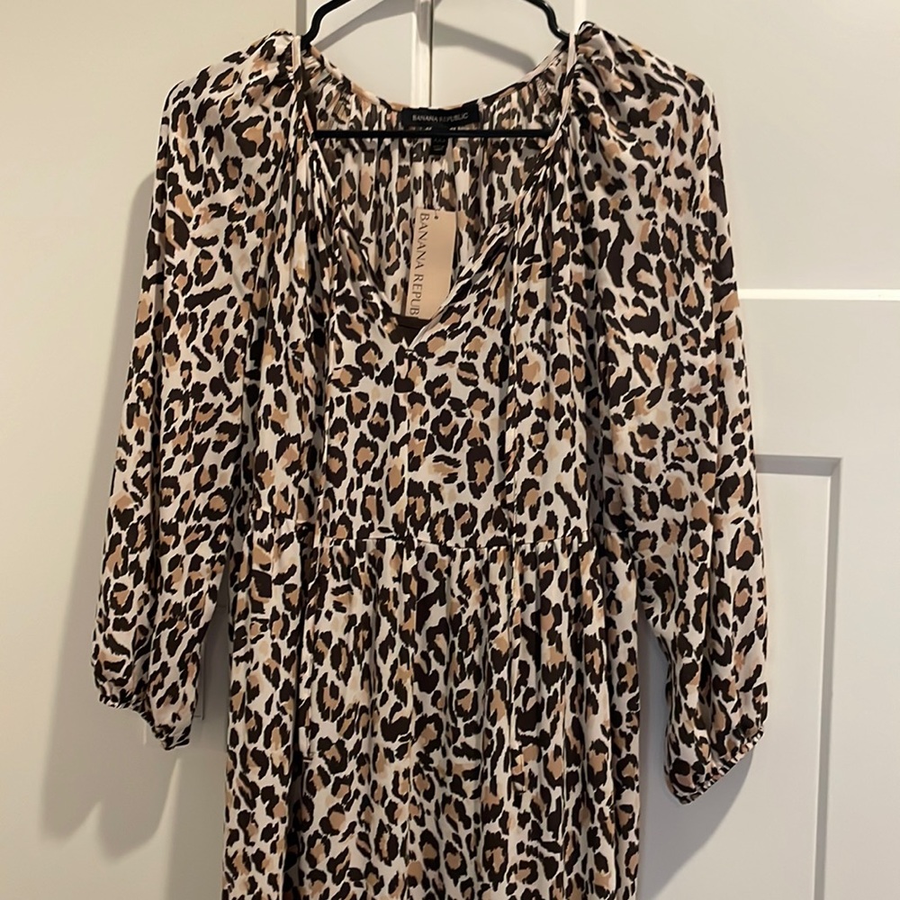 NWT Banana Republic Leopard Dress - XXSP
